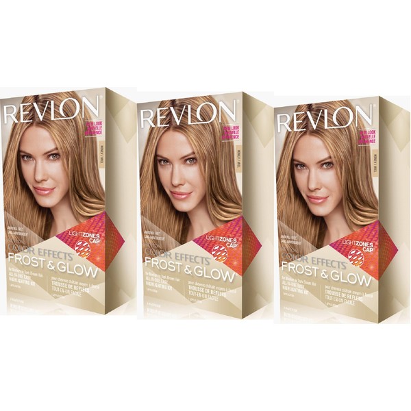 Revlon Colorsilk Color Effects Frost and Glow Highlights, Honey, 3 Count