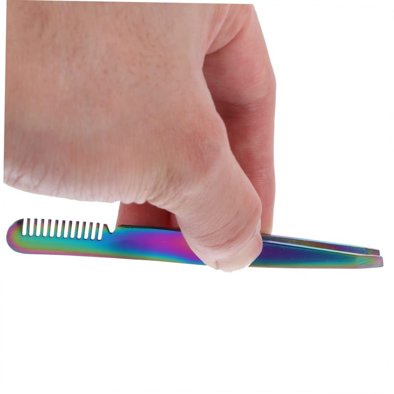 Baluue 3sets Professional Eyebrow Tweezers Slant Tip Hair Removal for