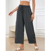 Flygo Women's Wide Leg Pants Summer Casual Loose Fit Beach