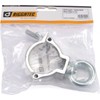 Riggatec half clamp - Half coupler silver, 48-51 mm.