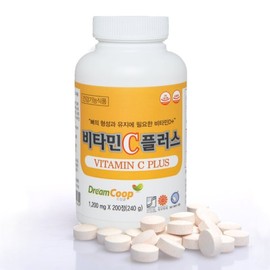 Seoul Pharmaceutist Cooperative 서울약사신협 씹어먹는 비타민C플러스 200정 Seoul Pharmacists Cooperative Chewable Vitamin C Plus 200 Tablets