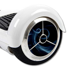 MightySkins Skin Compatible with Hover Balance Board Scooter Wheels Mini Board Unicycle Bluetooth wrap Cover Sticker Stone Waves