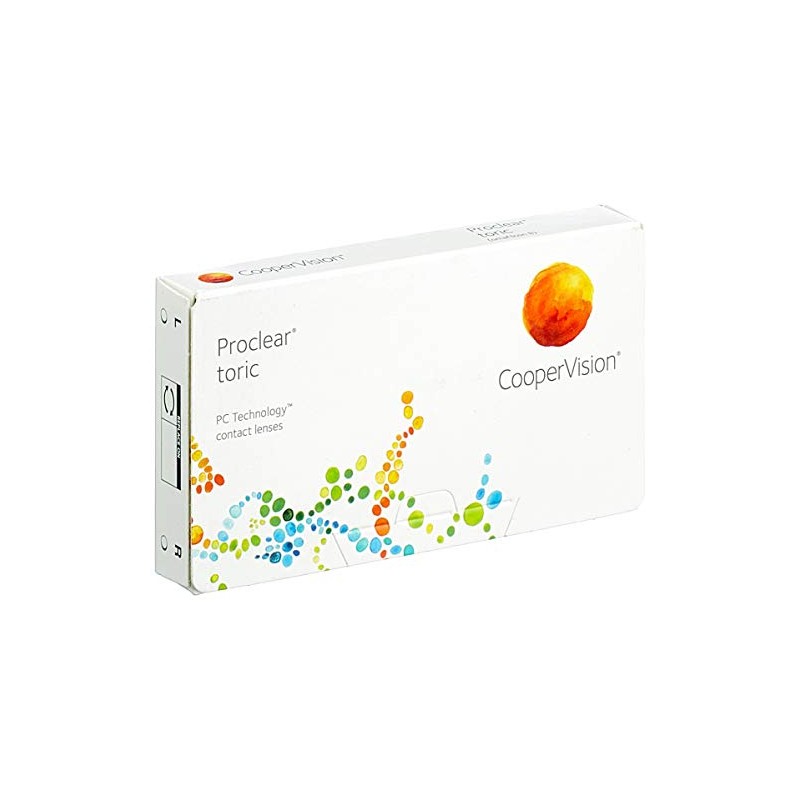 Proclear Toric, torische Monatslinsen weich, 6 Stück / BC 8.8