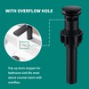 SevenGelok Black Bathroom Faucet for 1 Hole or 3 Holes