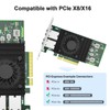 10Gtek 10Gb PCI-E NIC Network Card, Dual Copper RJ45 Port,