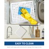 Bligli Small Sink Mat,2 Pack White 11.2x12.7inch Sink Protector Mats