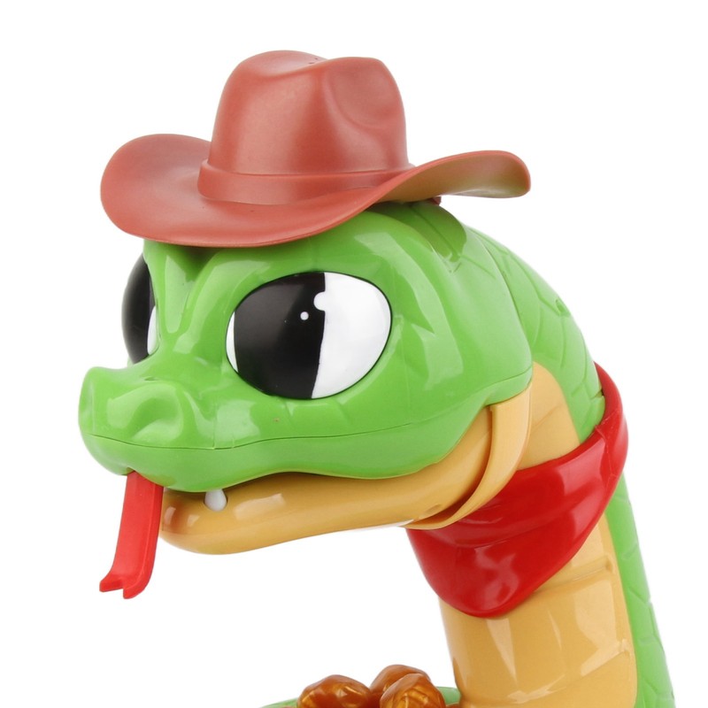 Electric Rattlesnake Toy Plastic Tricky Scary Rattlesnake Prank Toy Induction