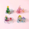 4 PCS 3D Relief Puffy Stickers, Kawaii Aesthetic Decor, 4