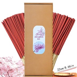 Cherryblossom Incense Sticks 100 Sticks Natural Long-Lasting Fragrance for Home Office Yoga Room Tea Room Temple Gift,Meditation Gifts – Spritual Cleansing