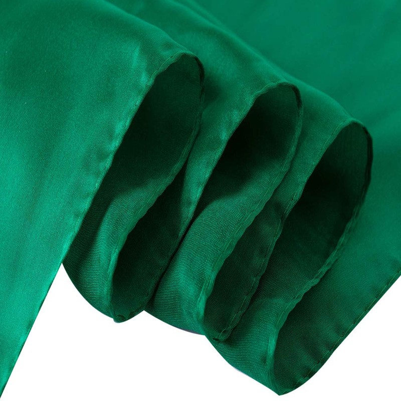 Cyzlland - Bufandas para mujer, 100% seda, largas, ligeras, Verde