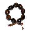 Hawaiian Style Kukui Nut Bracelet Brown