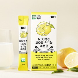 Seoul Pharmacists Credit Union Lacto-on NFC 100% Cold-Pressed Organic Lemon Juice_20ml 14 Pouches 6 Set / 락토온 NFC착즙100% 유기농 레몬즙_20ml 14포 6세트