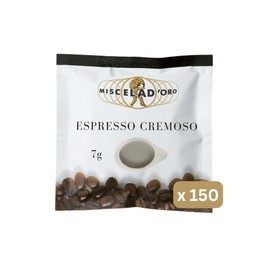 Miscela d'Oro Single Shot Espresso Cremoso Ground Pods, 150 pack