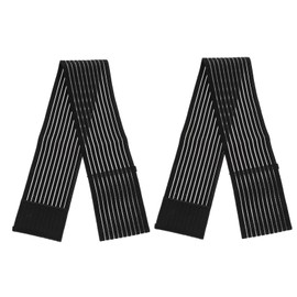 Healeved 2pcs Adjustable Ankle Support Brace Breathable Foot Sleeve for Ankle Sprain Open Heel Design for Comfort during Sports and Fitness Activities