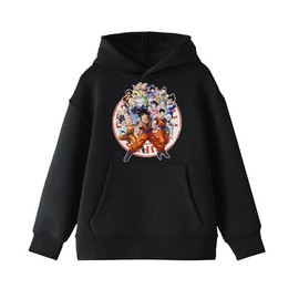 Bioworld Dragon Ball Super Saiyan Heroes Youth Black Sweatshirt