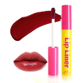PAINISTIC Lip Stain - Lip Liner Peel Off, Lip liner Stain Waterproof & Long Lasting, Moisturizing Lip Stain with Matte Finish Lip Tint Non-Stick Cup Create Natural Lip Makeup (03 Magenta)