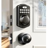 Veise Keyless Entry Door Lock with 2 Knobs, Electronic Backlit