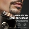 Electric Foil Shavers for Men: Upgraded Mini Razor with 4