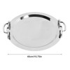 Stainless Steel Buffet Plate Bright Mirror Finish Serving Tray with