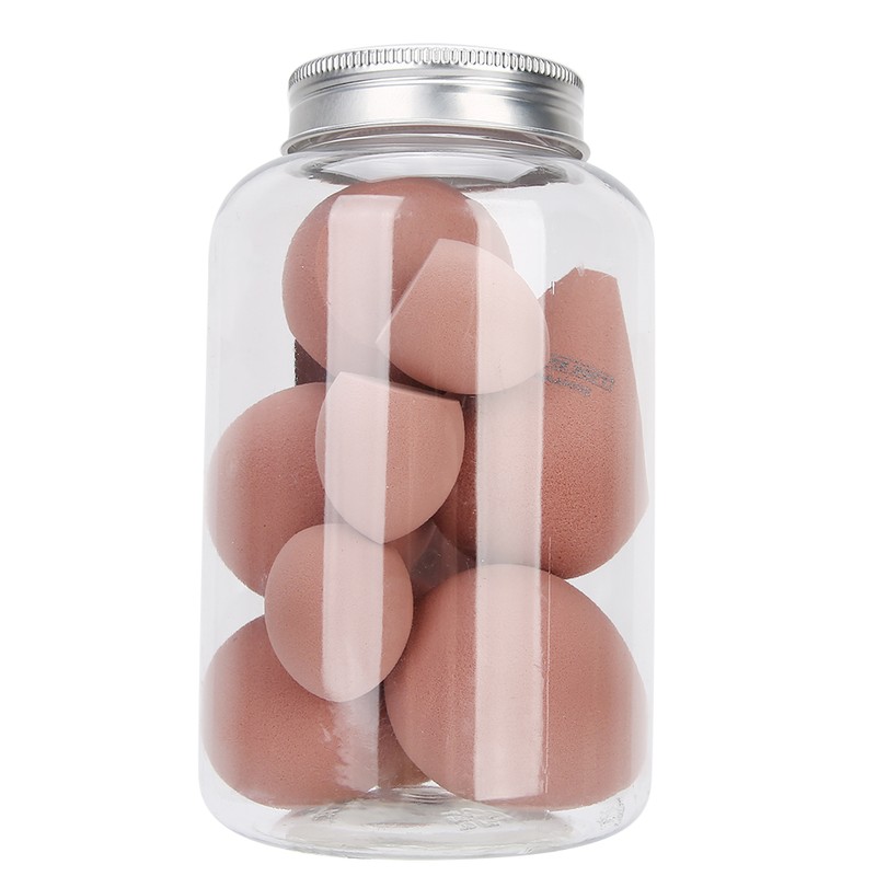 MAANGE 8pcs Sponge Makeup Blender Wet Dry Dual Use Cosmetic