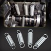 2Pcs Double Hook Tension Spring,Wire Diameter 1.2mm,Diameter 10mm Stainless Steel