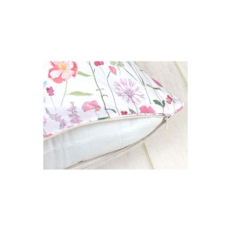 DDintex FLORET LONDON Cushion Cover Spring Garden Pink 17.7 x
