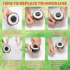 C 3-2 Pre-Wound Trimmer Spools Replacment Spool for Stihl Model:FSA
