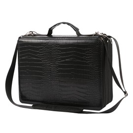 Lbxgap Marker Pen Organizer Case 168 Slots Large Capacity with Handy Wrap Portable Multilayer Holder for Watercolor Pencils & Gel Pen Markers(Pattern Black)