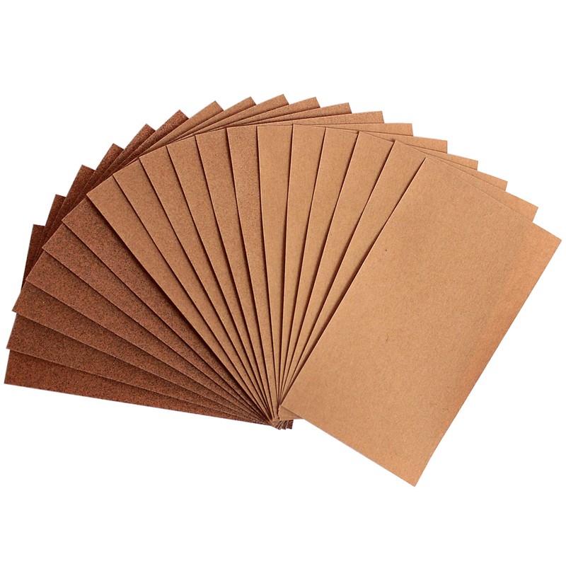 BIGMAN Sandpaper Mini Set #120 #240 #400 Pack of 18
