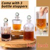 INFTYLE Syrup Bottle Set of 3 - Syrup Dispenser with