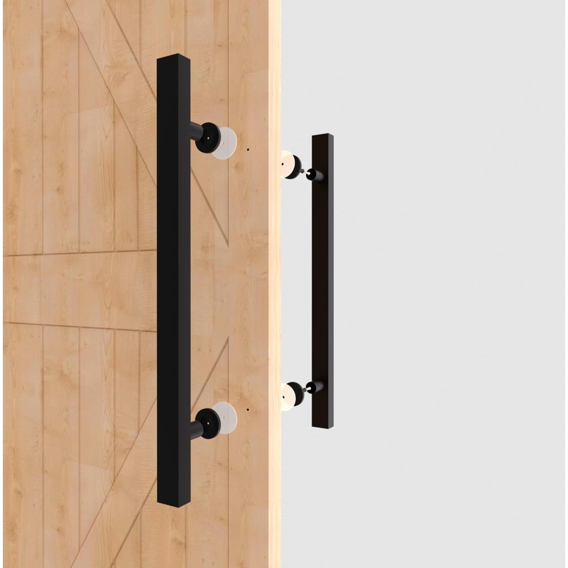 LVYIHAN 48 inch Large Stainless Steel Front Door Handle Double