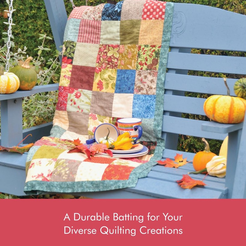 Fairfield Quilter’s 80/20 Quilt Batting, Premium Cotton and Polyester Batting