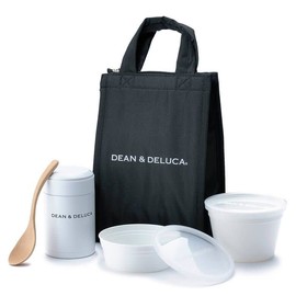 Dean & Deluca Soup Lunch Bag Set, Cooler Bag, S, Food Container, SM, Insulated Bag, Bento Box, Soup Pot, 10.2 x 6.9 x 5.1 inches (26 x 17.5 x 13 cm)