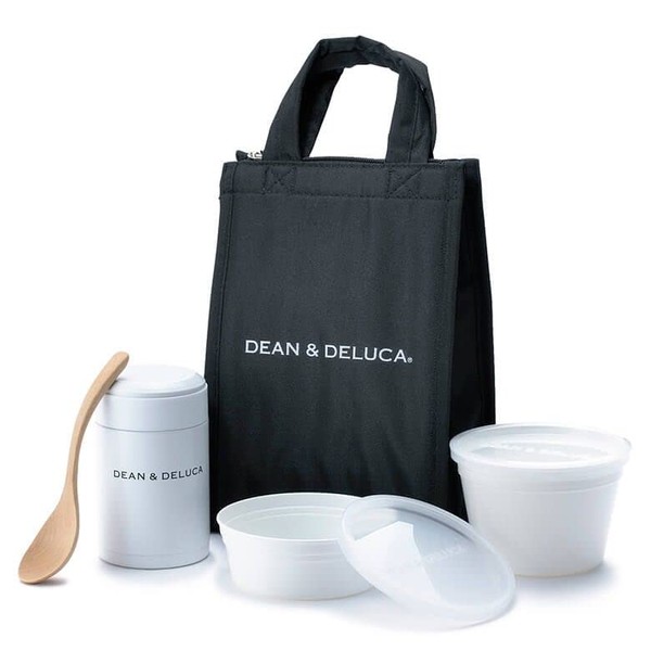 Dean & Deluca Soup Lunch Bag Set, Cooler Bag, S,