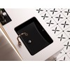 SmartSylva Black Undermount Bathroom Sink, 18 x 14 Inch Rectangular
