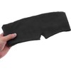 TEHAUX Antifaz para Dormir de Viaje de Seda Sintética Negro,
