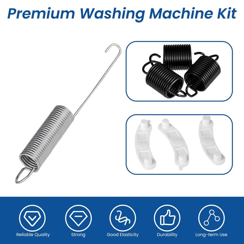 Xwayexa Washing Machine Suspension Spring Kit (3x WP63907 Springs +
