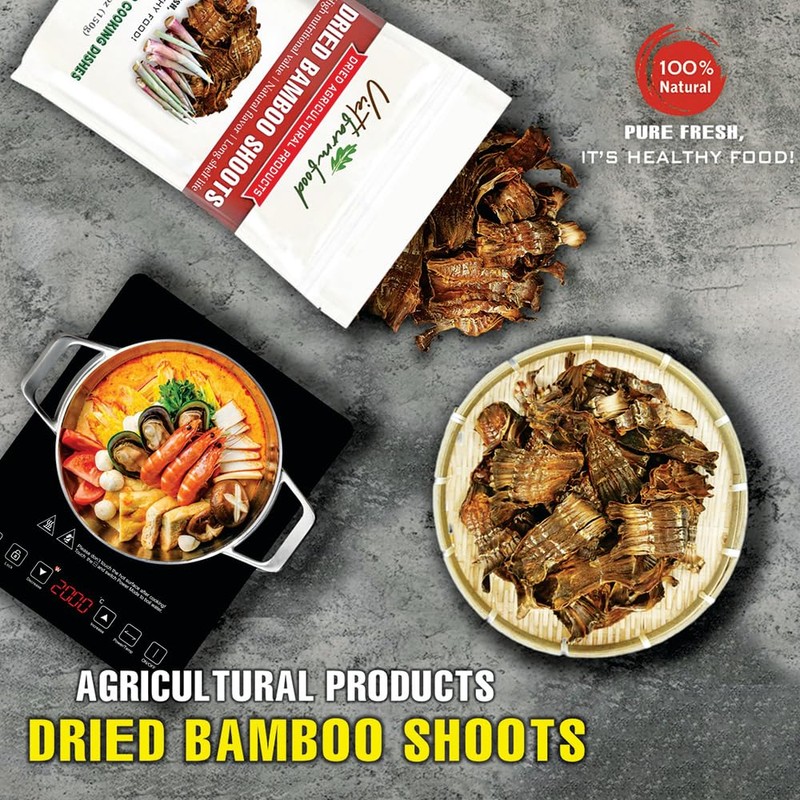 DRIED BAMBOO SHOOTS 5.29 Oz (150g) VIETFARMFOOD: Dried agricultural products