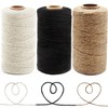 Anvin Cotton Twine - Durable Jute Packing & Craft Twines