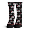 Function - I Heart Hot Moms Funny Adult Socks Fashion
