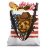 Cowboy Yorkshire Terrier 4th of July Dog USA Flag Yorkie