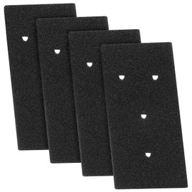 QWORK® Pack of 4 Dryer Filters, 230 x 115 x 14 mm Sponge Filter Mat, Compatible with Whirlpool HX 48101071691