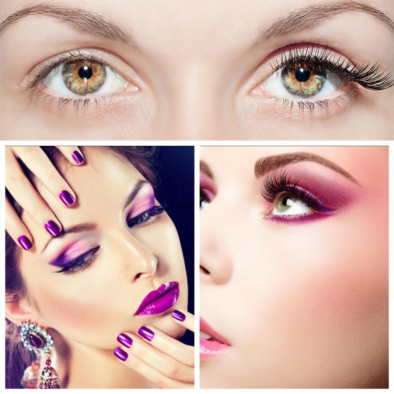 Magnetic Eyelashes, 3D Magnetic Eyelashes with Pliers, Magnetic Eyelashes without