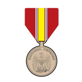 National Defense Service Medal Decal 6 Inch