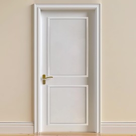 10 Pcs Door Moulding Kit Peel and Stick Door Moulding Panel Pre-Cut Door Panels Premade Wainscoting Panels for Mirror Window Frame Decor