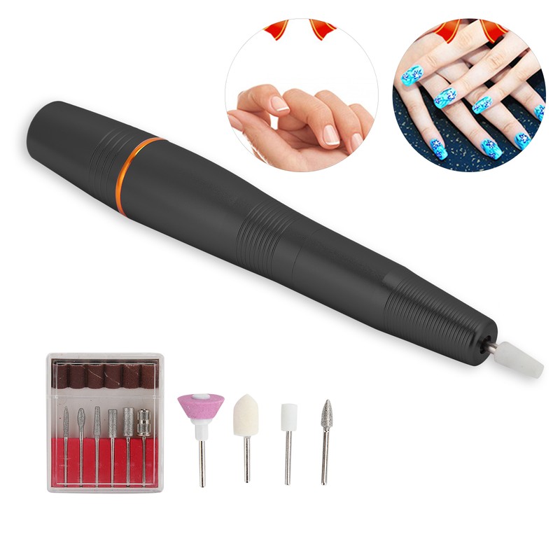 USB Portable Nail Drill Machine Electric Nail Gel Removal Nail