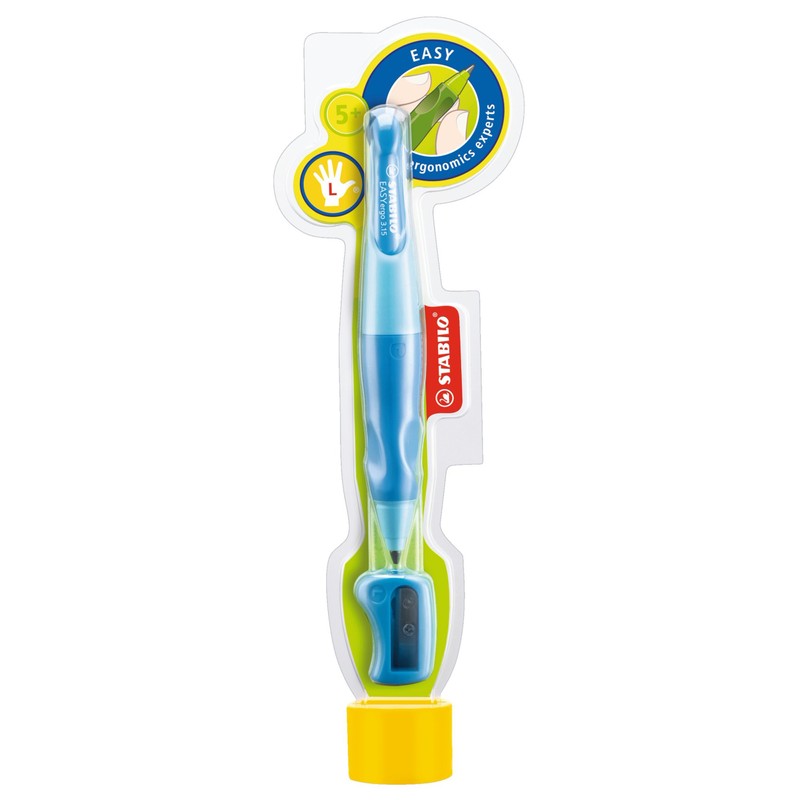 STABILO EASYergo 3.15mm Mechanical Pencil Left Handed with Sharpener -