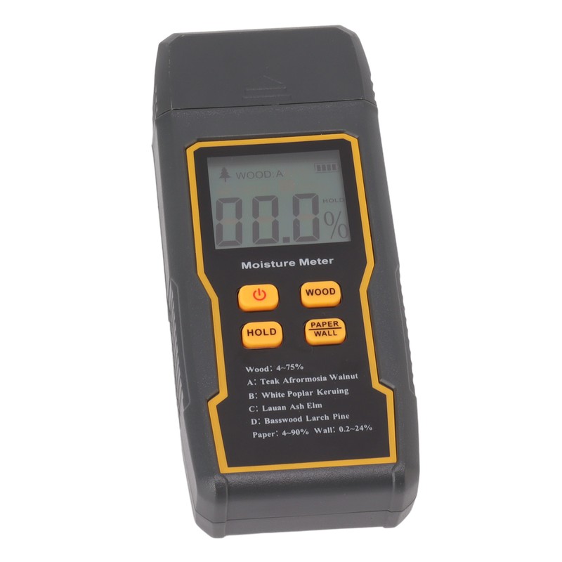 Moisture Detector Multifunctional 4 Modes Digital Moisture Meter with LCD