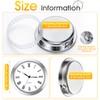 Outus 2 Pack 1.5 Inch Round Quartz Clock Insert with