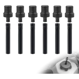 MCHMFG 6 Pcs Fuel Gas Tank Cap Breather Vent Hose for 50cc 110cc 125cc 150cc SSR XR50 Apollo Pit Dirt Bike Tao tao Kids ATV Quad Bike (Black)